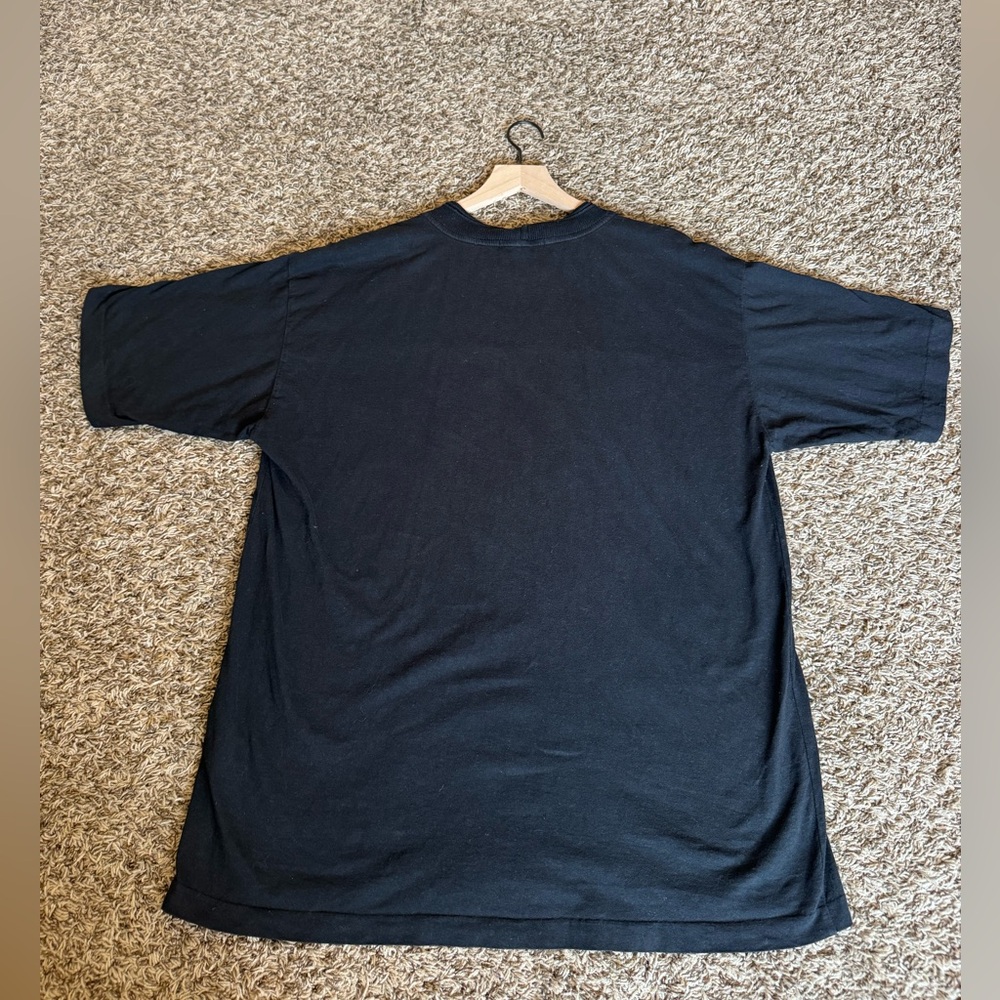 Stone Island Ribbed Neck Reflective Logo Black - Picture 2 of 7